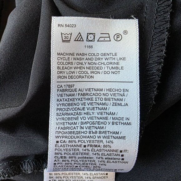 Athleta Womens 6 Skort All Day Skort Black Short A-line Lined Pocket Stretch - Picture 10 of 11